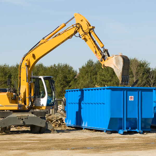 are there any additional fees associated with a residential dumpster rental in Nubieber CA
